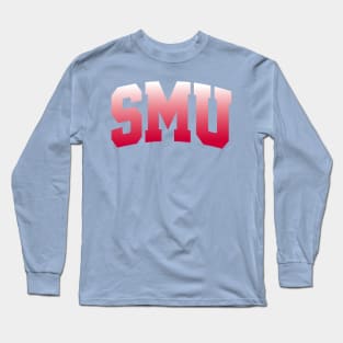 SMU Ombre Logo Long Sleeve T-Shirt